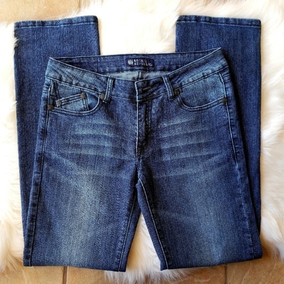 Rock & Republic Faded Whiskered Skynard Jeans 28 - Picture 2 of 7